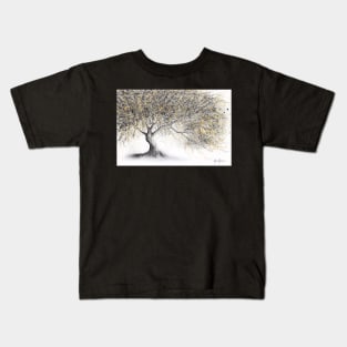 Golden Onyx Tree Kids T-Shirt